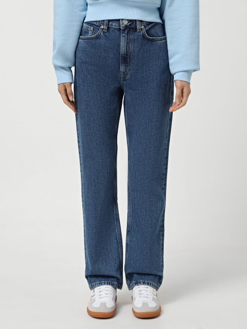 Прямые джинсы Weekday модель 816760_BLUE Фото