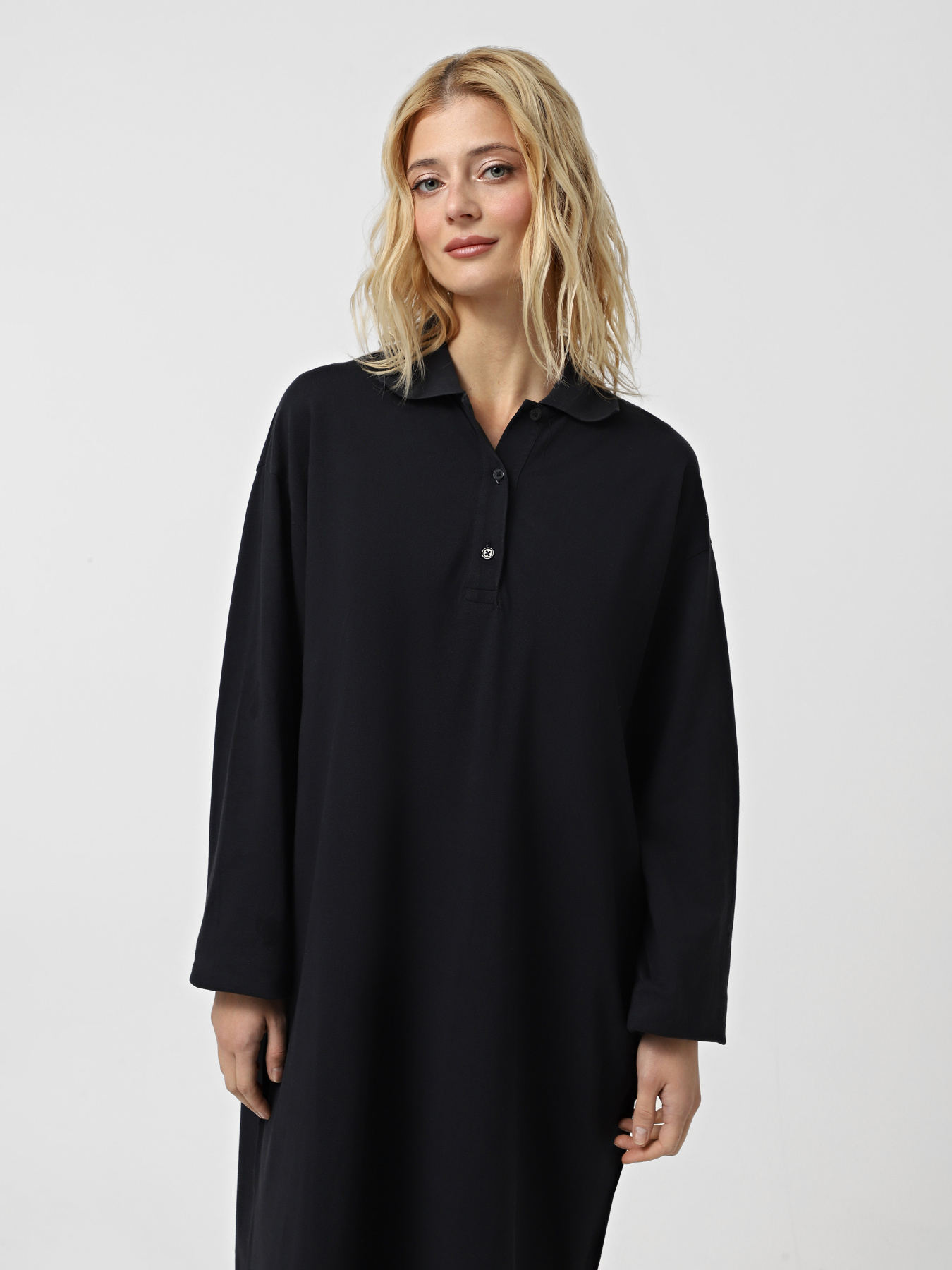 Платье миди Weekday модель 949085_BLACK Платье миди Weekday модель 949085_BLACK Фото