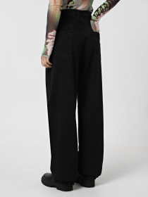 Прямые джинсы Weekday модель 970127_BLACK Фото