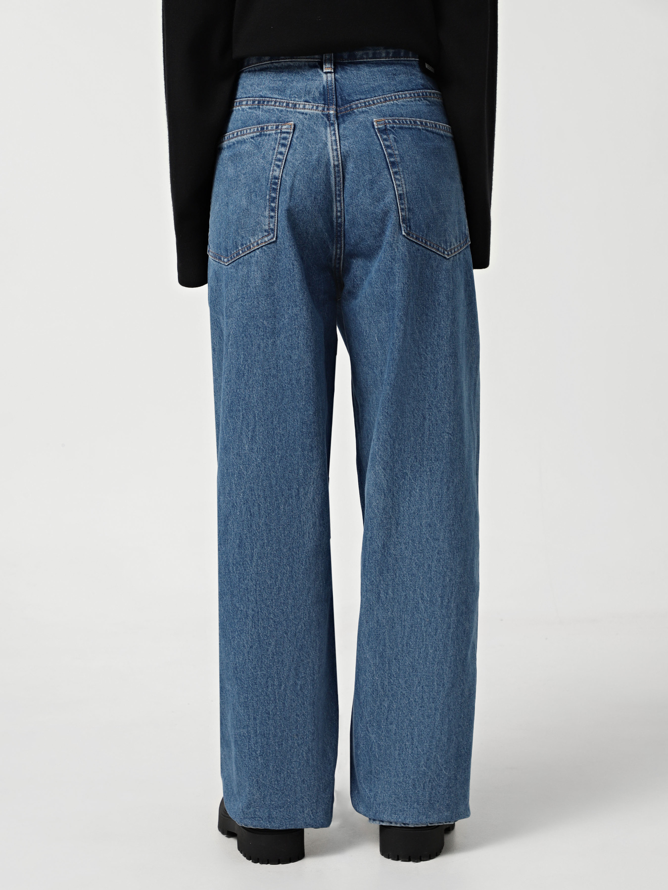 Прямые джинсы Weekday модель 970127_BLUE Фото