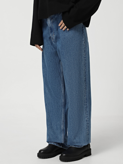 Прямые джинсы Weekday модель 970127_BLUE Фото