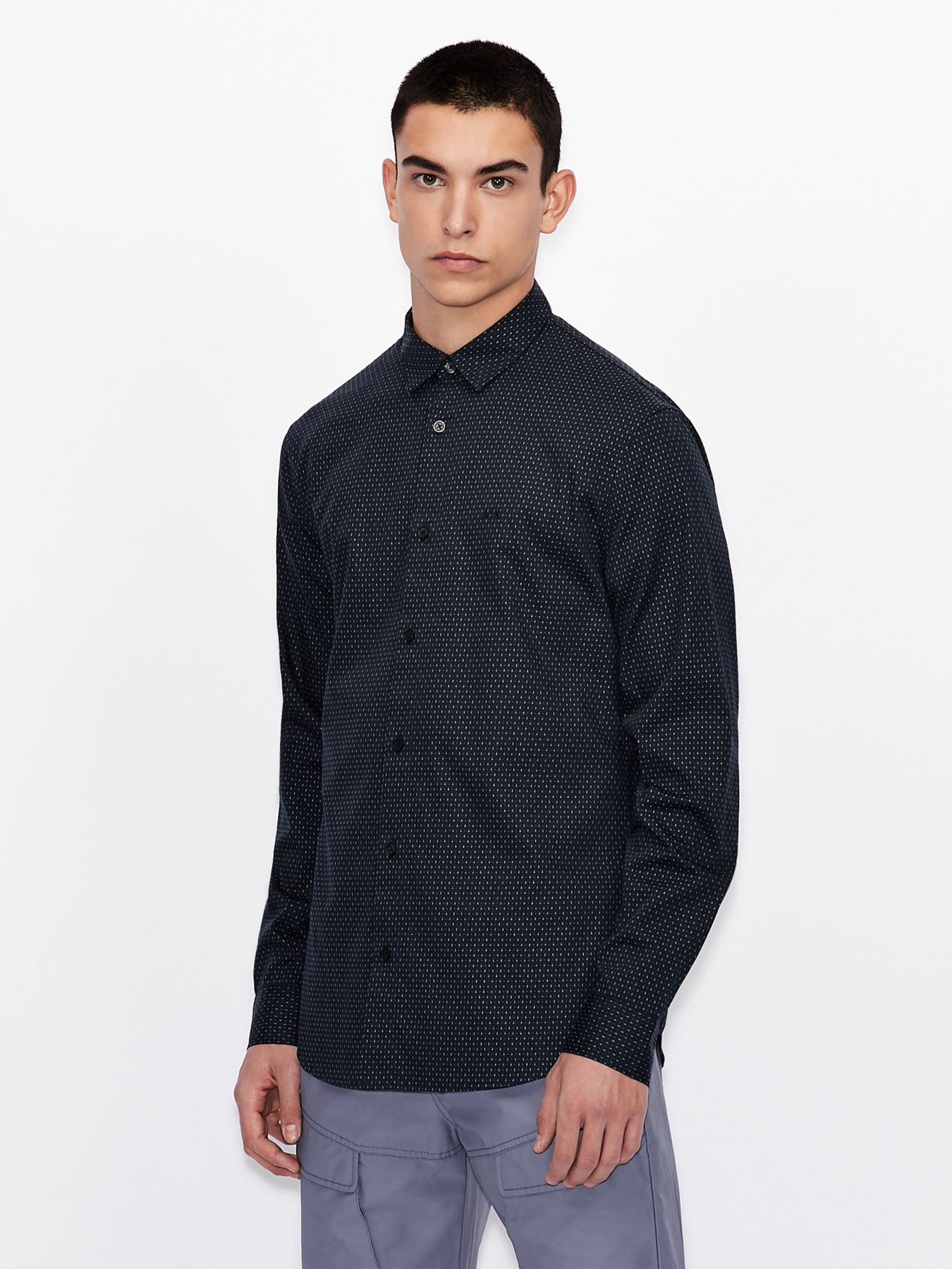 Рубашка повседневная Armani Exchange модель 3KZC33-ZNGZZ-5544 Фото