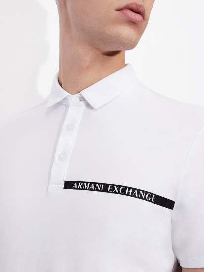 Поло Armani Exchange модель 3KZFHA-ZJE6Z-1100 — фото 3 - INTERTOP