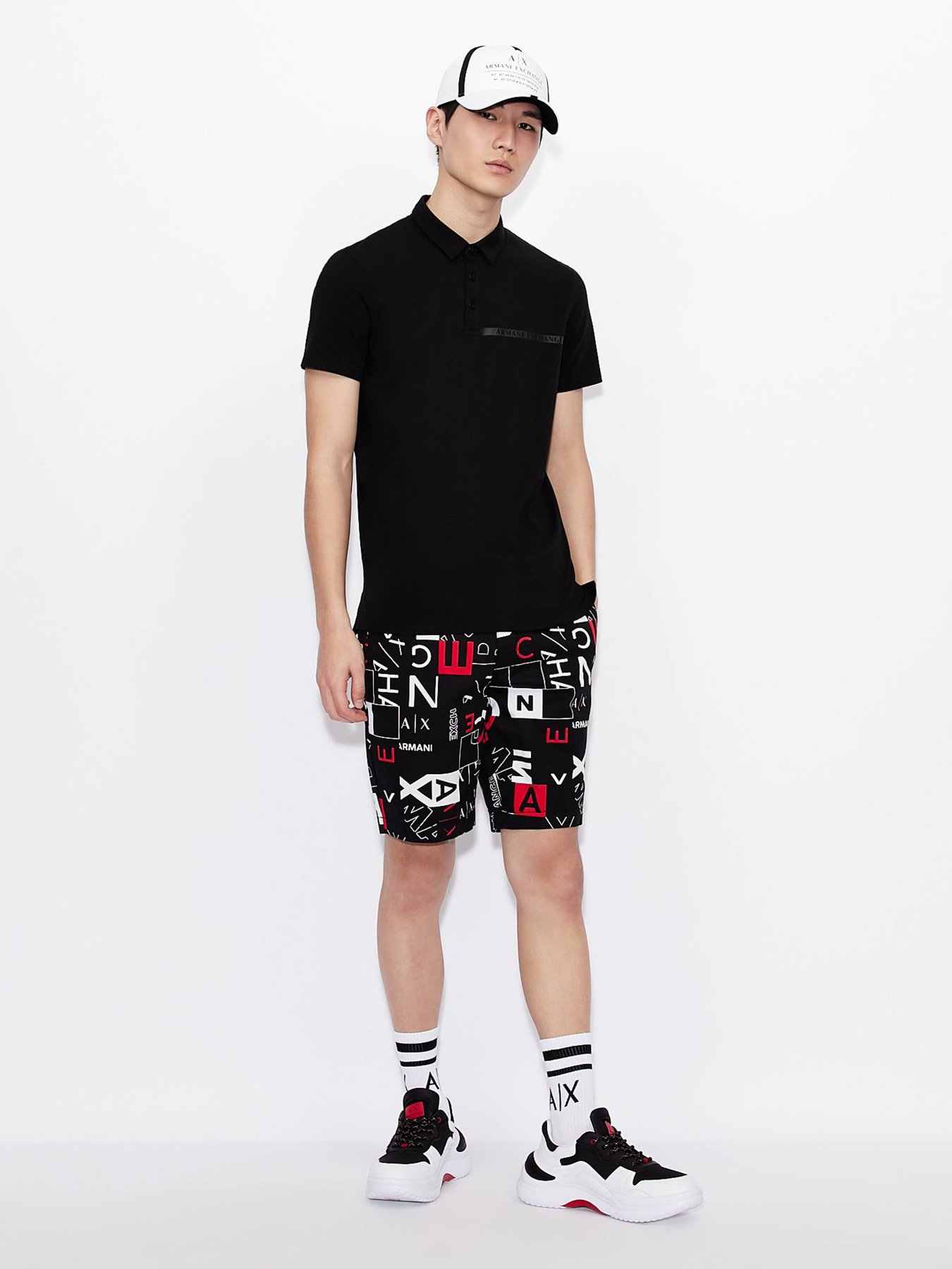 Поло Armani Exchange модель 3KZFHA-ZJE6Z-1200 Фото