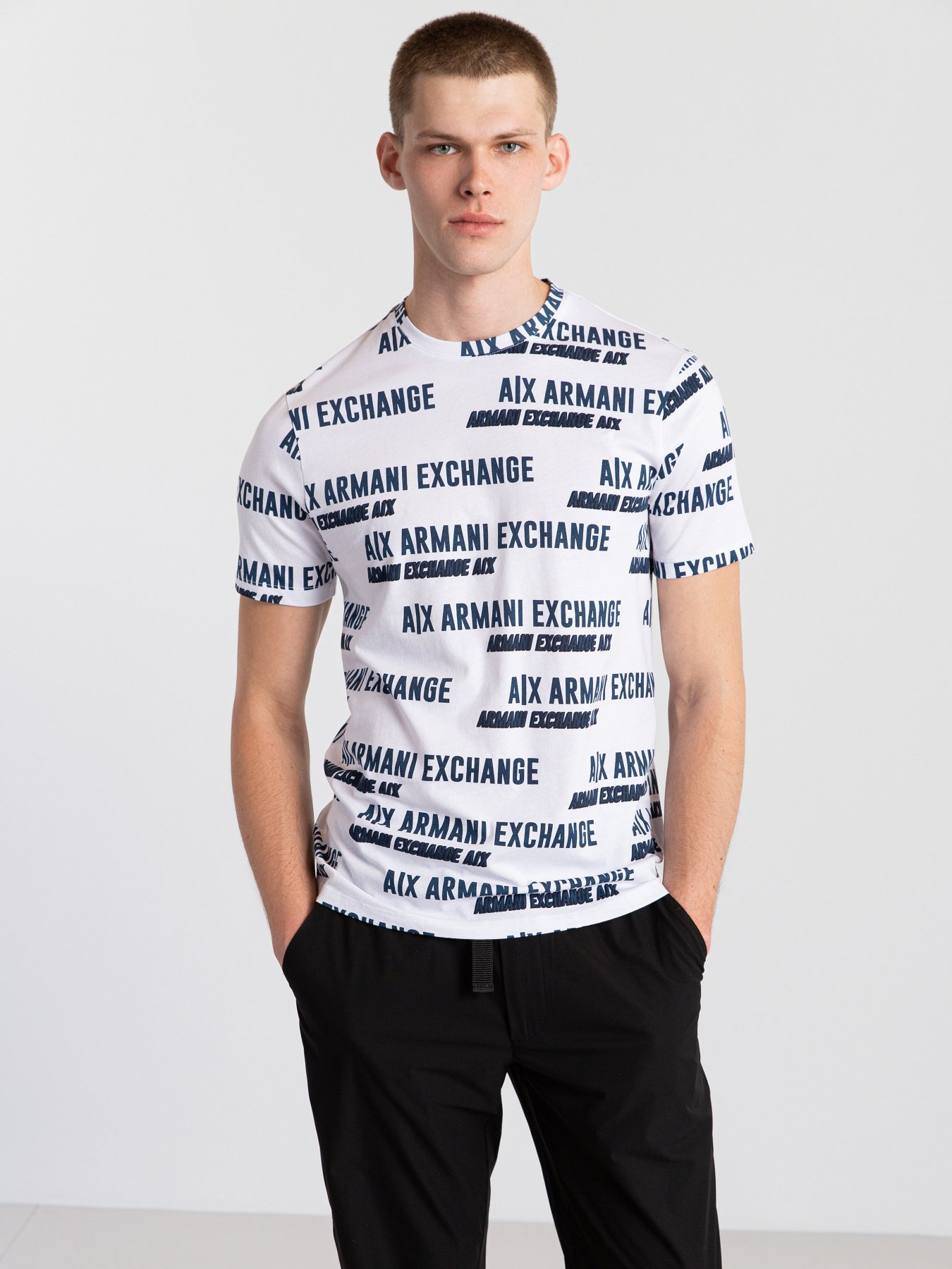 Футболки і поло Armani Exchange модель 3KZTFC-ZJH4Z-2103 Фото