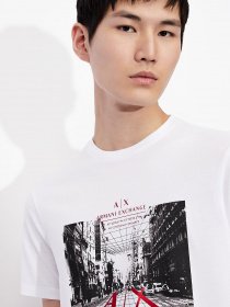 Футболки и поло Armani Exchange модель 3KZTFH-ZJH4Z-1100 Фото