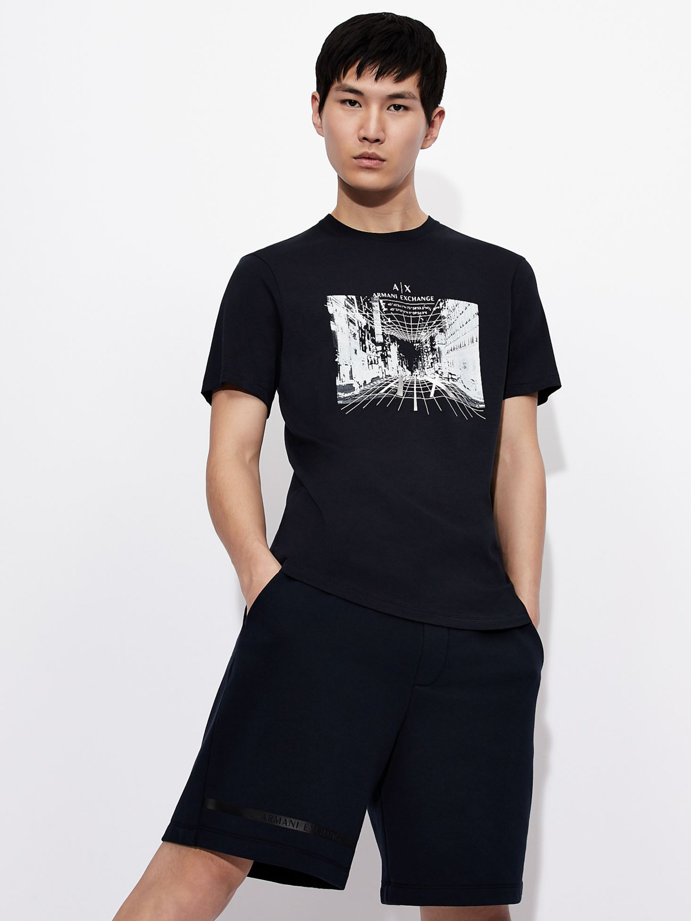 Футболки і поло Armani Exchange модель 3KZTFH-ZJH4Z-1510 Фото