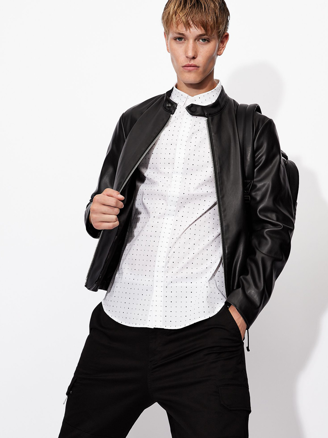 Сорочка повсякденна Armani Exchange модель 3KZC04-ZNEAZ-2183 Фото