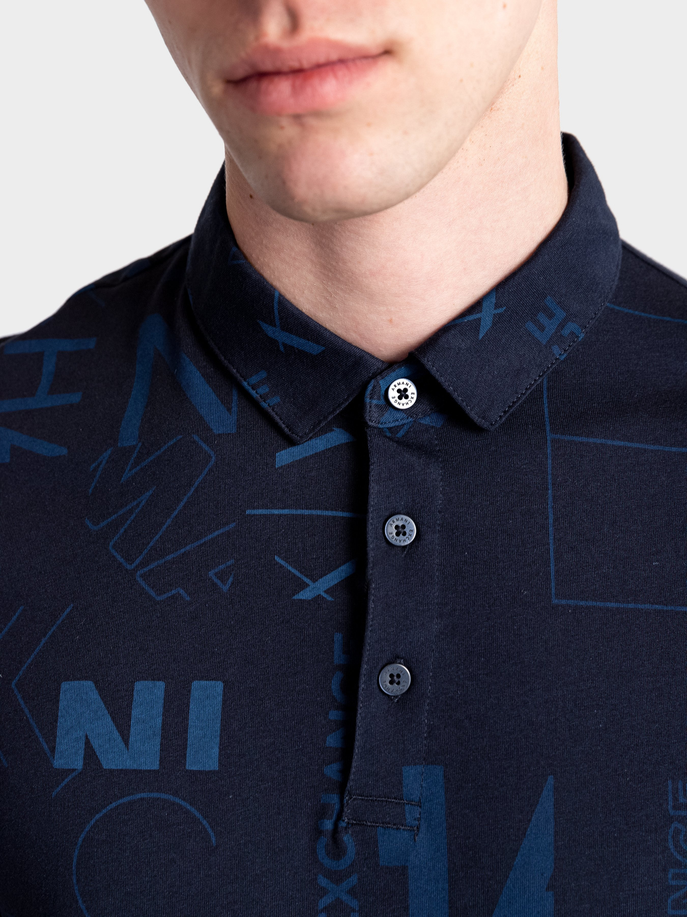 Поло Armani Exchange модель 3KZFFD-ZJH4Z-4531 Фото