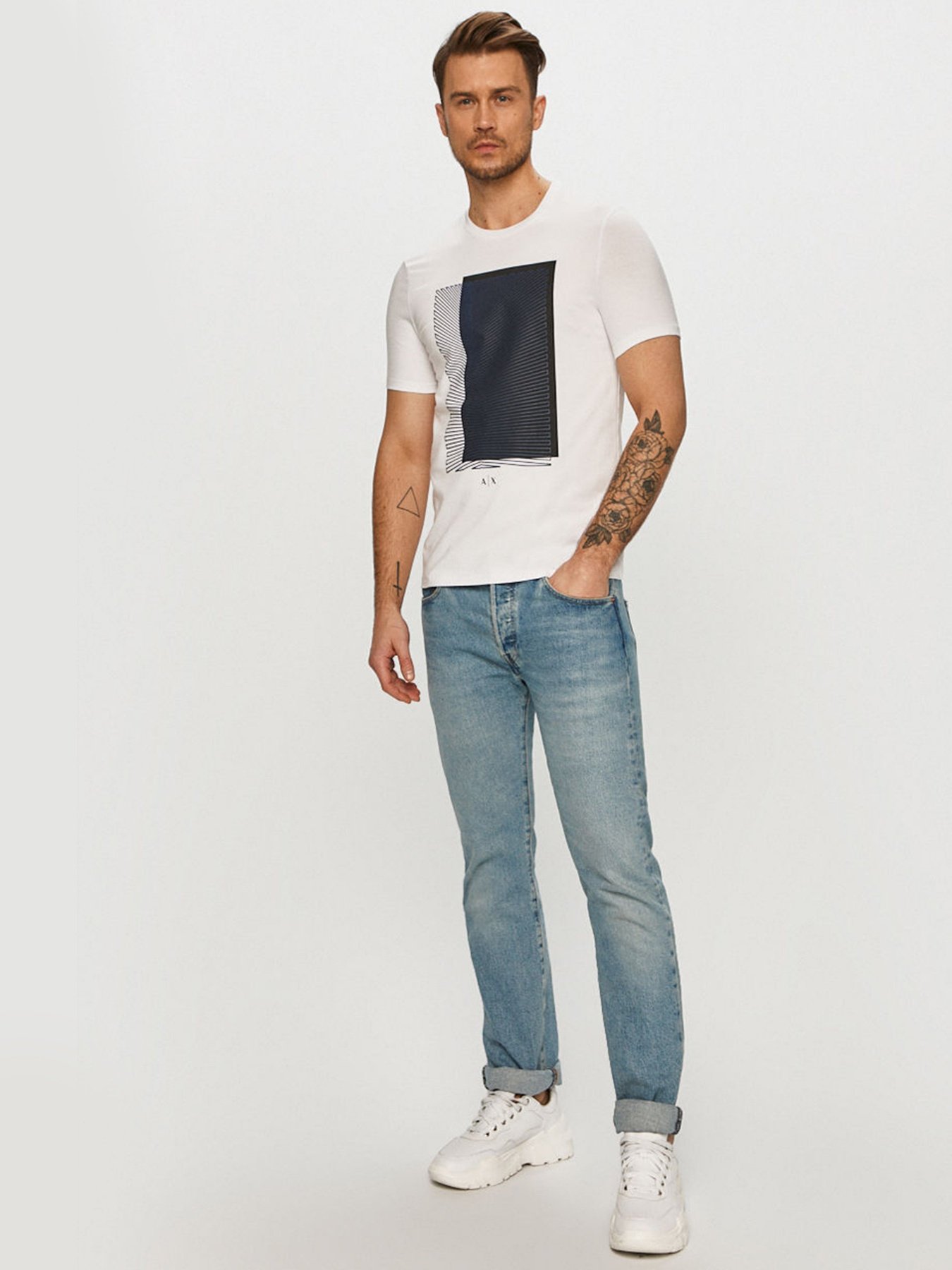 Футболки и поло Armani Exchange модель 3KZTFQ-ZJS1Z-1100 Фото