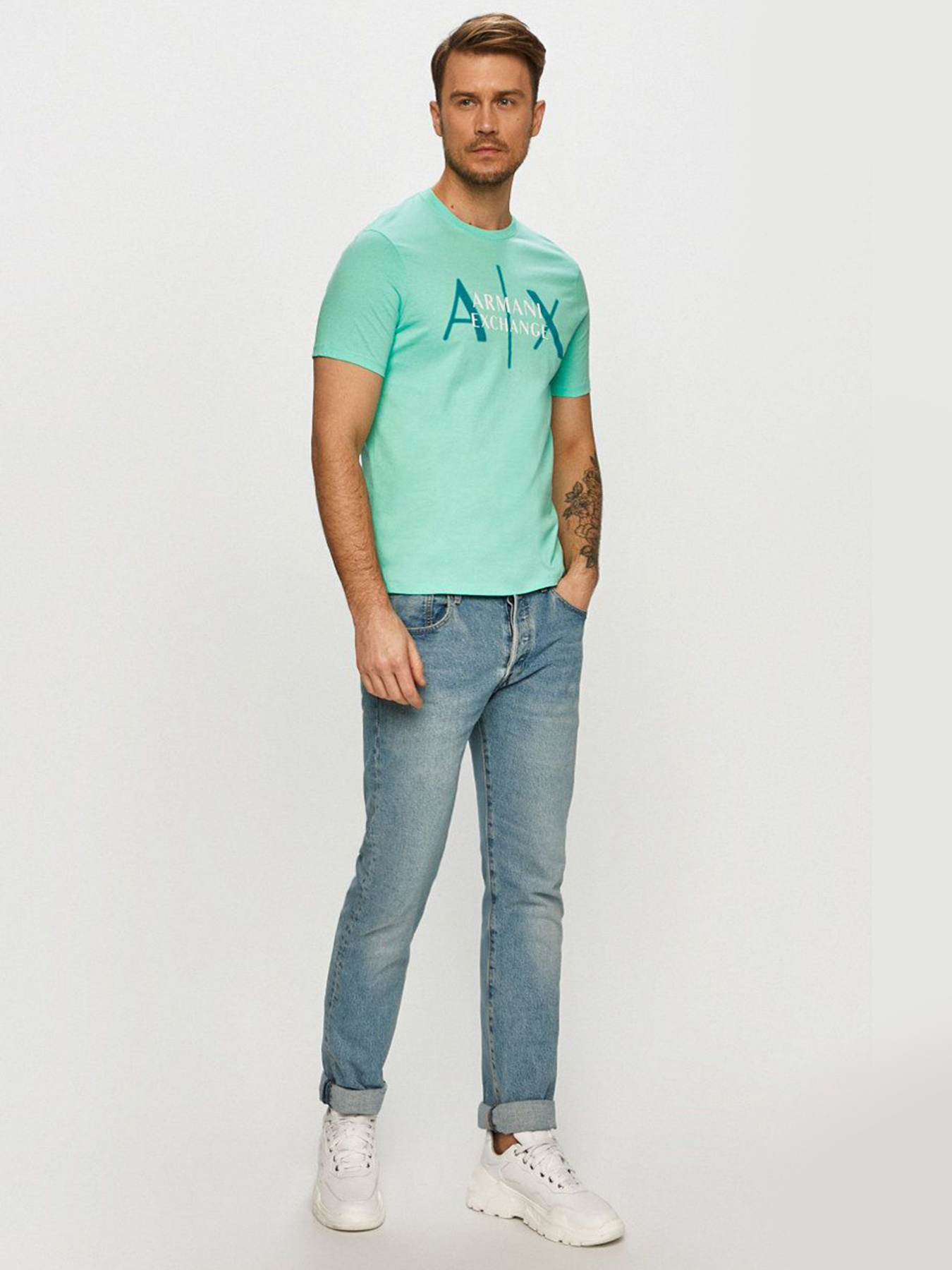 Футболки и поло Armani Exchange модель 3KZTGN-ZJ7PZ-1856 Фото