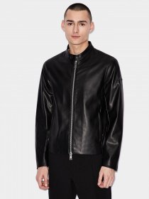 Куртка кожаная Armani Exchange модель 8NZB08-ZNAAZ-1200 Фото