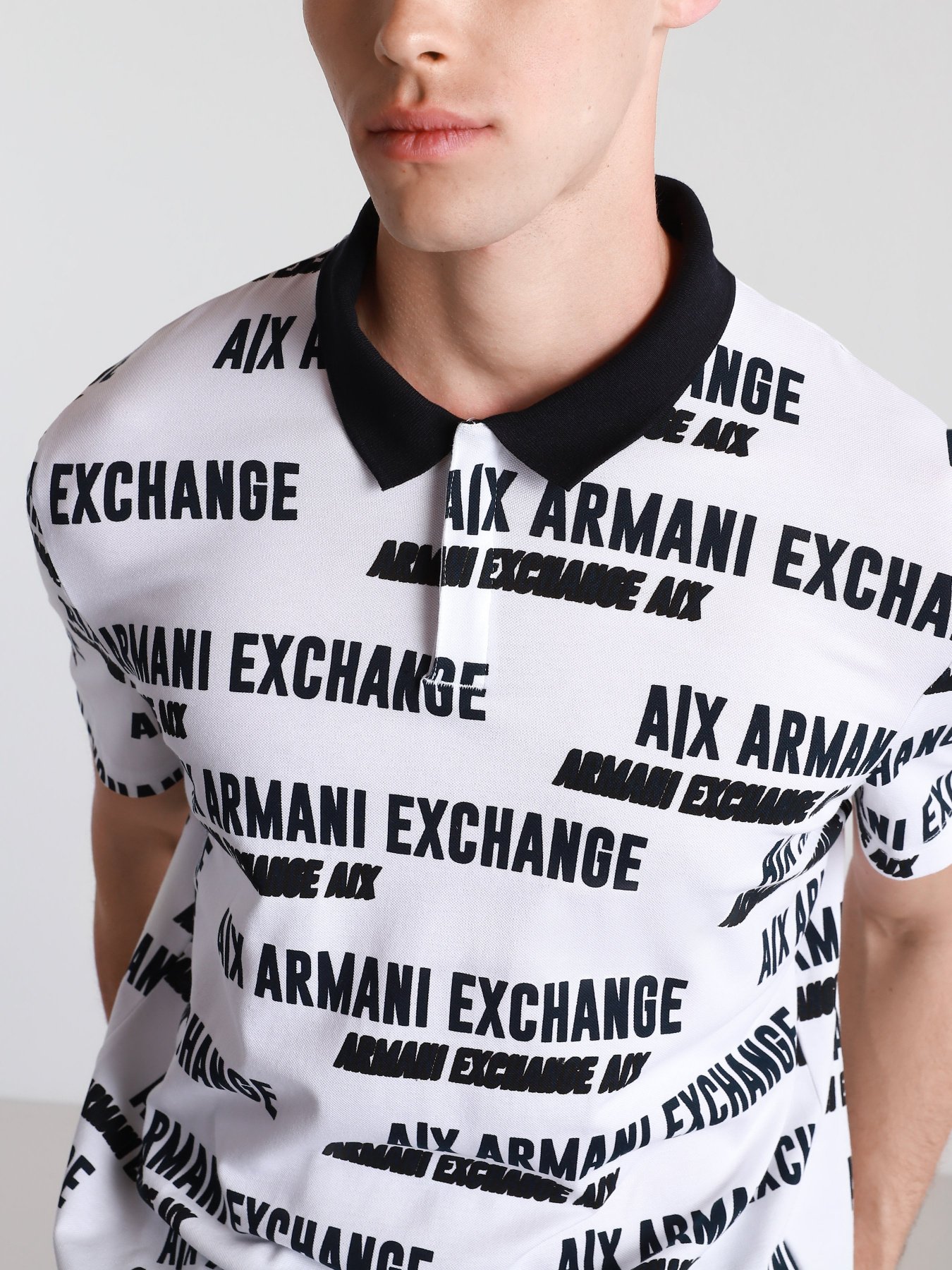 Поло Armani Exchange модель 3KZFAE-ZJ7YZ-2103 Фото