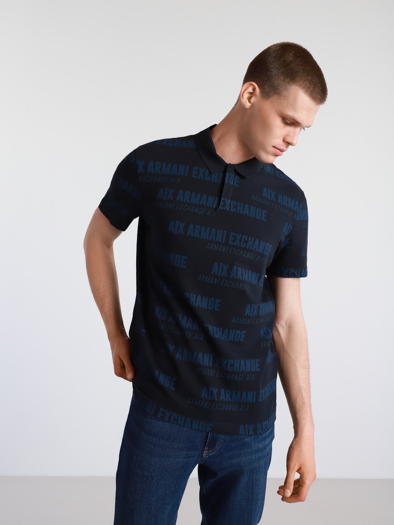 Поло Armani Exchange модель 3KZFAE-ZJ7YZ-2504 Фото