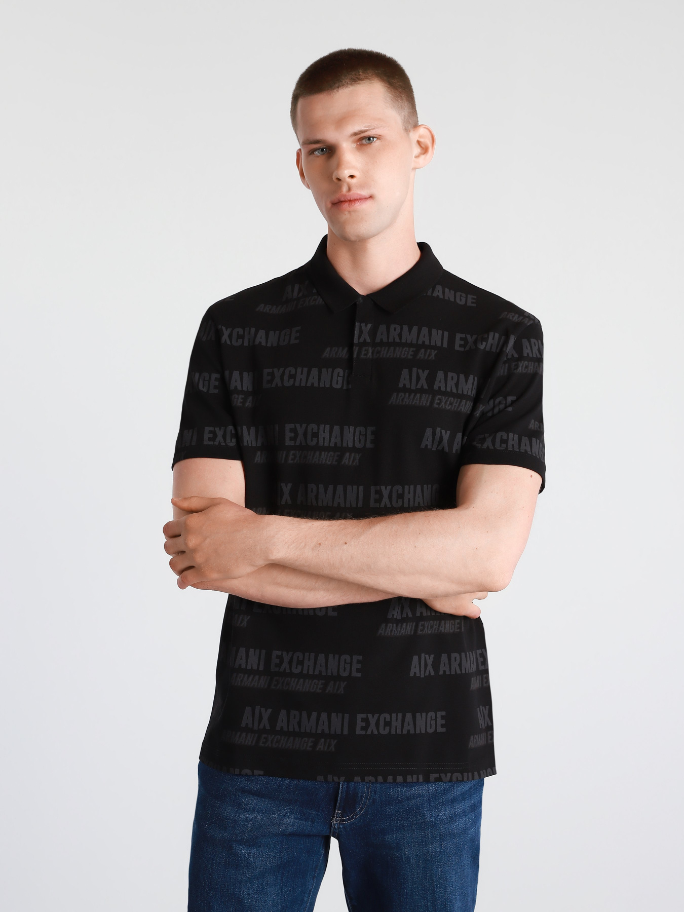 Поло Armani Exchange модель 3KZFAE-ZJ7YZ-6238 Фото