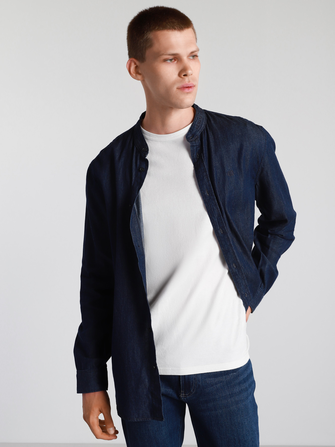 Рубашка повседневная Armani Exchange модель 3KZC08-Z1R2Z-1500 Фото