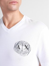 Футболка Armani Exchange модель 6KZTAY-ZJ6NZ-1100 Футболка Armani Exchange модель 6KZTAY-ZJ6NZ-1100 Фото