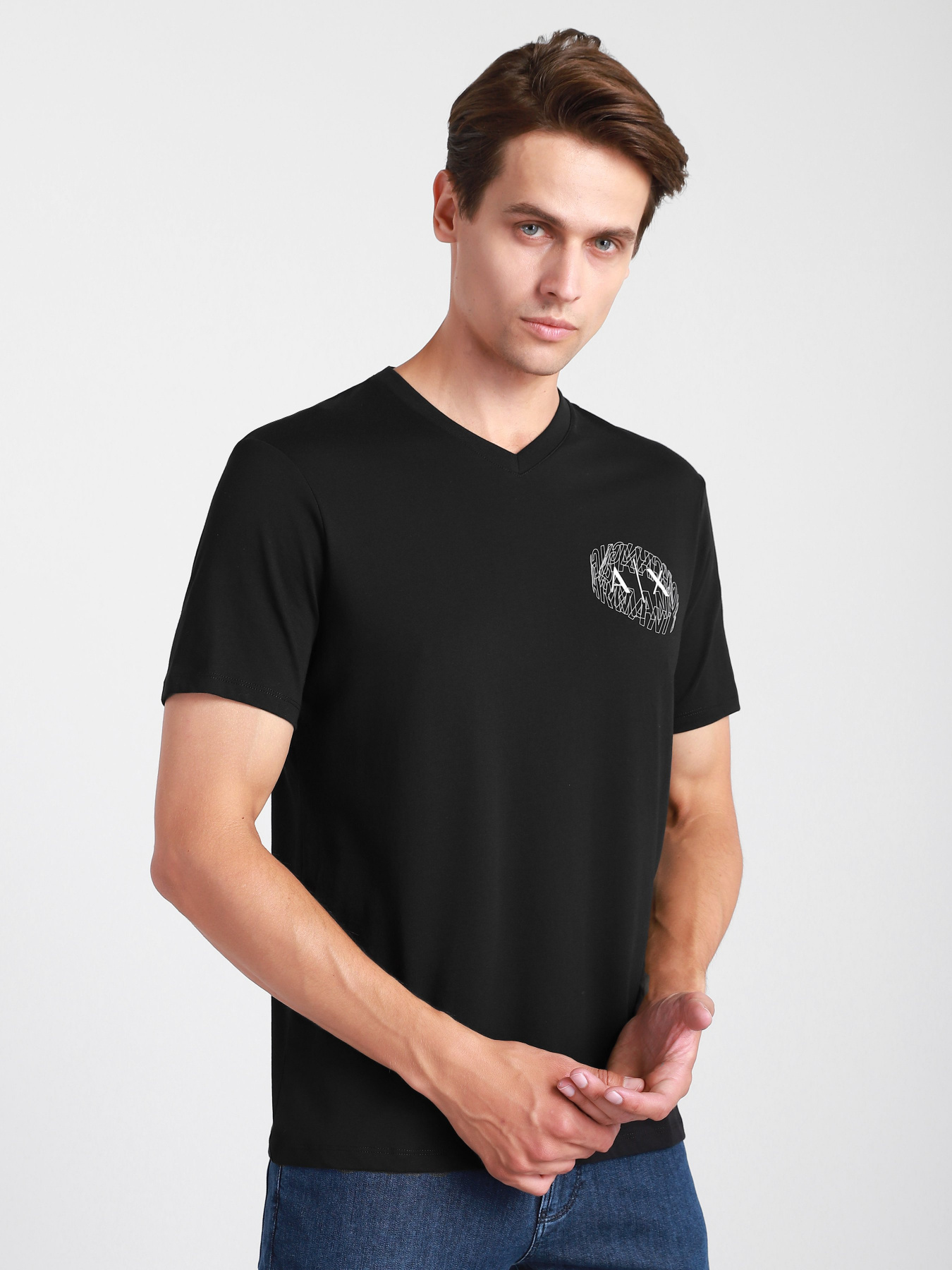 Футболка Armani Exchange модель 6KZTAY-ZJ6NZ-1200 Футболка Armani Exchange модель 6KZTAY-ZJ6NZ-1200 Фото