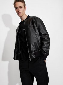 Куртка кожаная Armani Exchange модель 6KZB03-ZNHWZ-1200 Фото