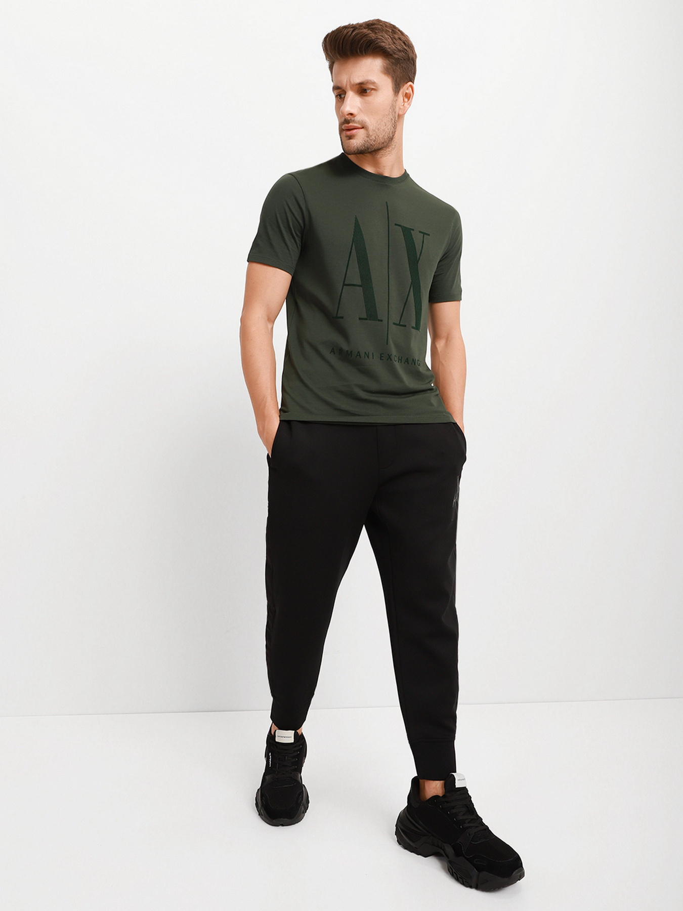 Штаны спортивные Armani Exchange модель 6KZPLR-ZJKQZ-1200 Фото