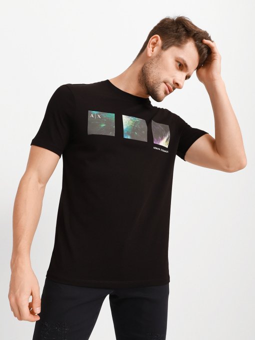 Футболки и поло Armani Exchange модель 6KZTLE-ZJH4Z-1200 Фото