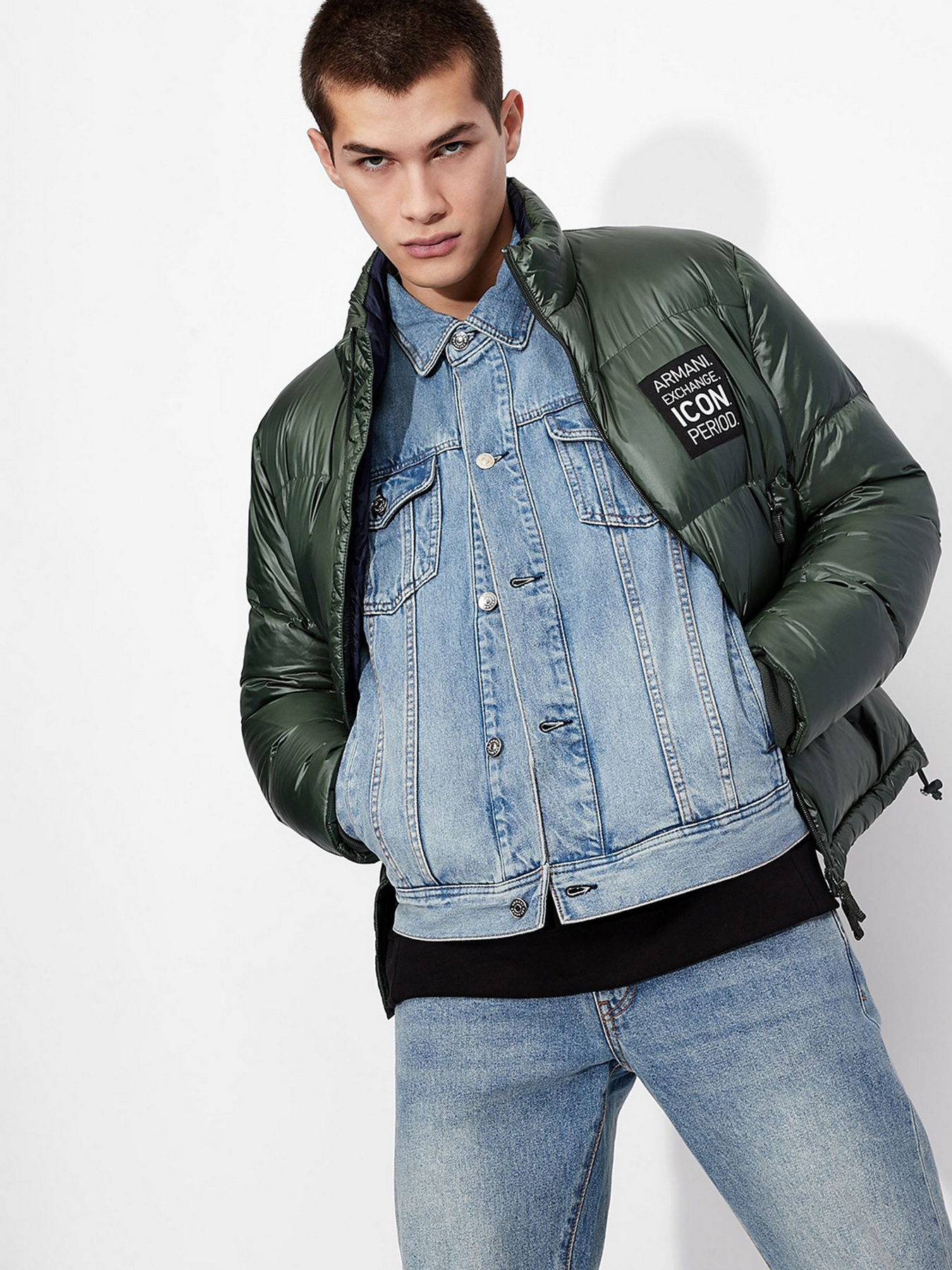 Джинсова куртка Armani Exchange Модель 8NZBP4-Z1P1Z-1500 Фото