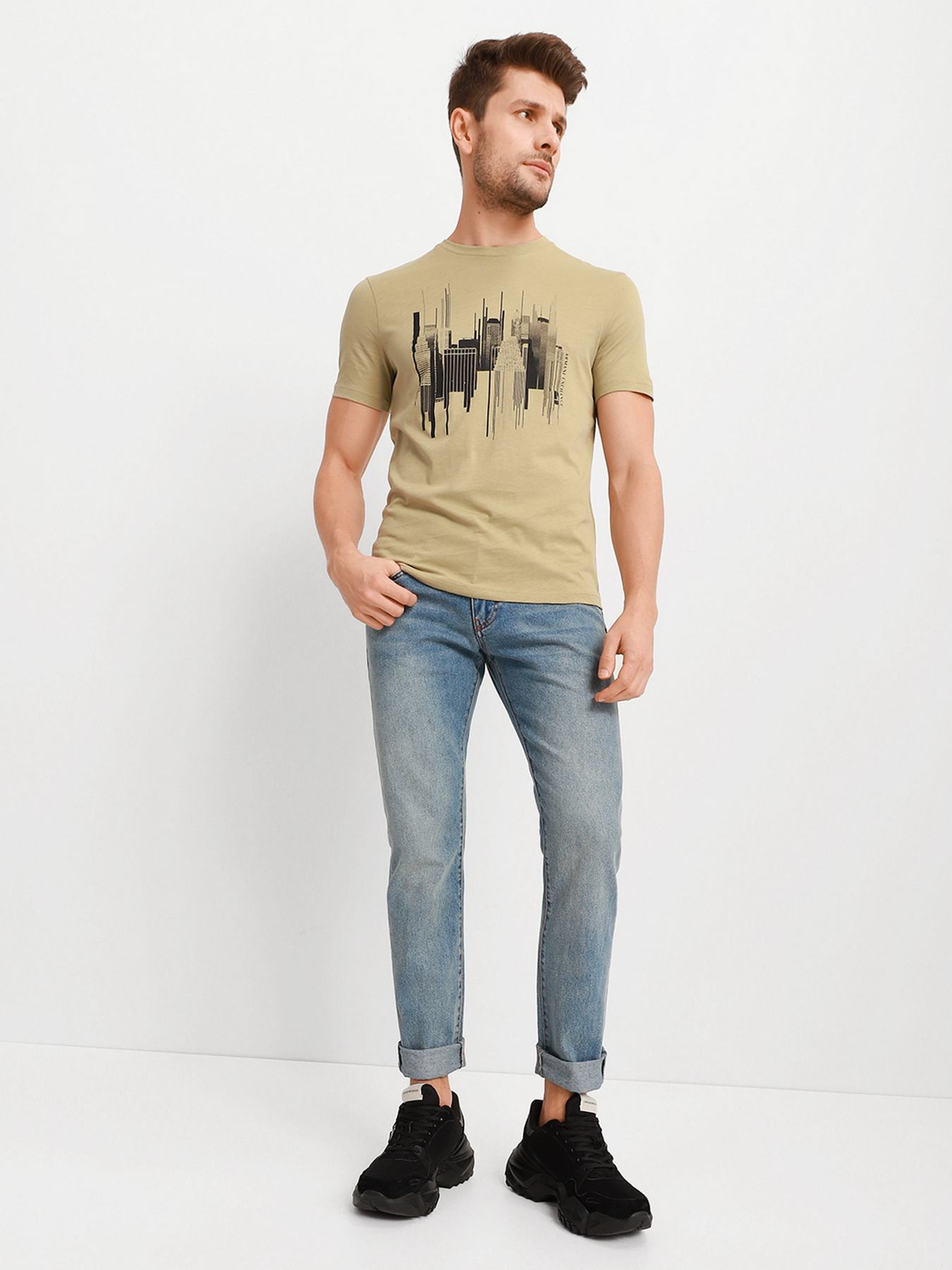 Зауженные джинсы Armani Exchange Slim модель 8NZJ13-Z1PDZ-1500 Фото