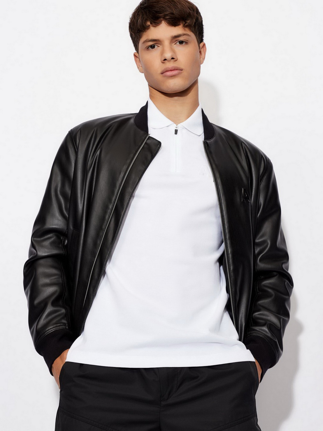 Поло Armani Exchange модель 6KZFFK-ZJL4Z-1100 Фото