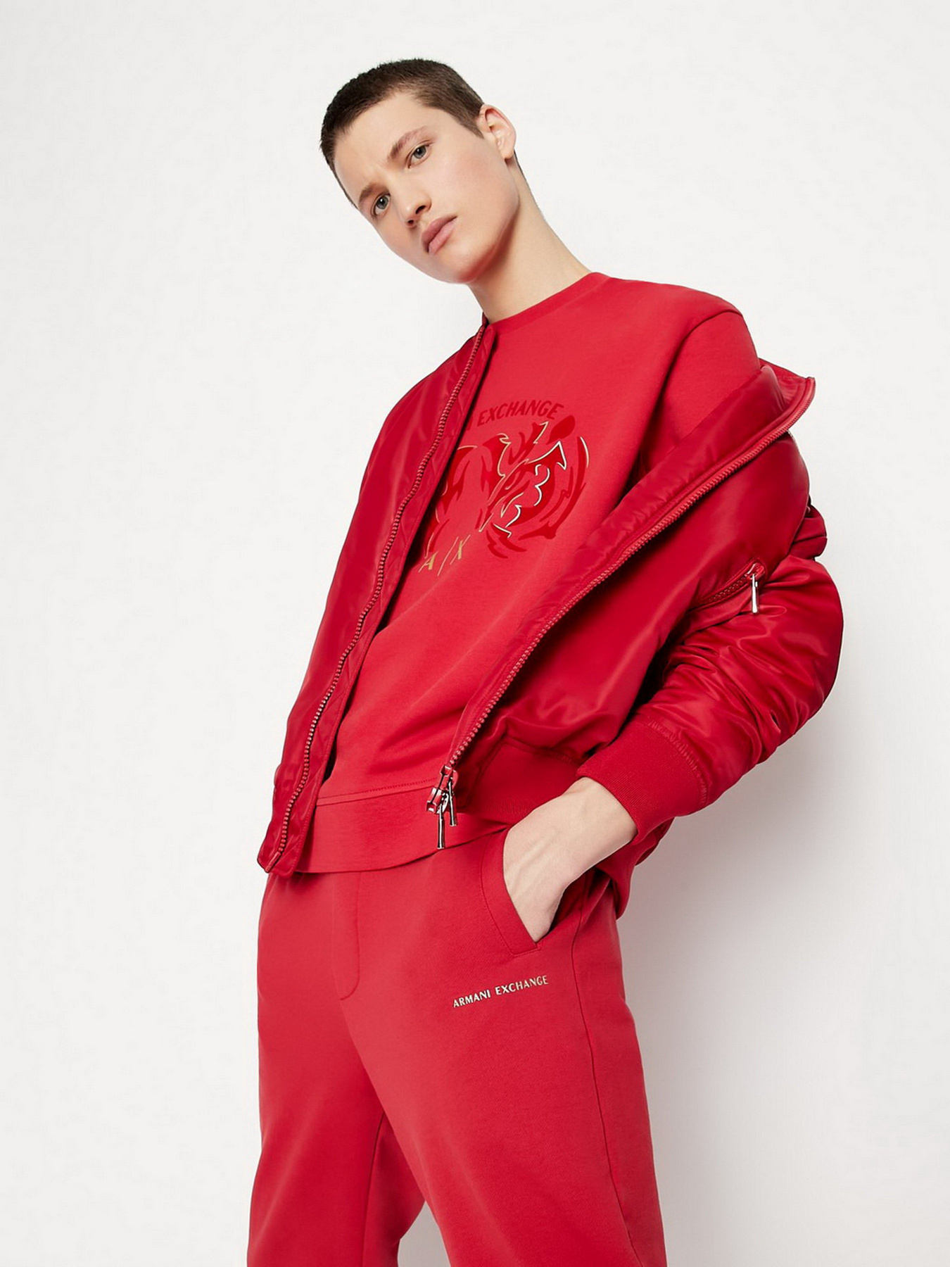 Світшот Armani Exchange модель 3LZMGG-ZJ1ZZ-1435 Світшот Armani Exchange модель 3LZMGG-ZJ1ZZ-1435 Фото