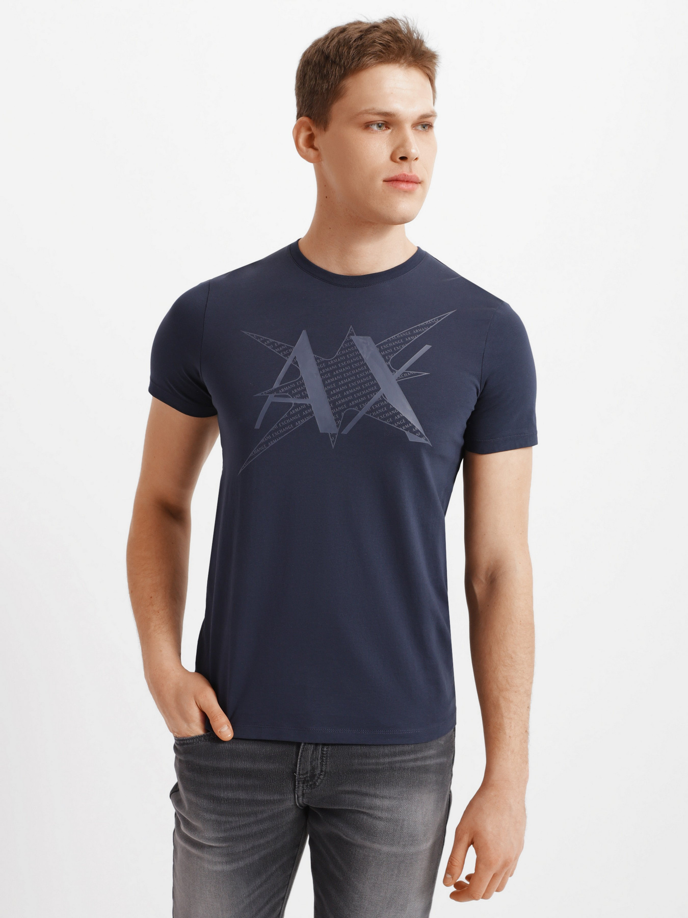 Футболка Armani Exchange модель 3LZTFD-ZJ8EZ-1596 Фото