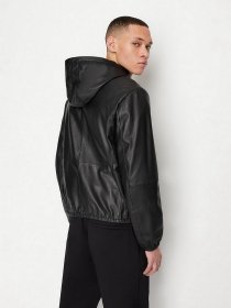 Шкіряна куртка Armani Exchange модель I9R01P-I9P01-999 Шкіряна куртка Armani Exchange модель I9R01P-I9P01-999 Фото