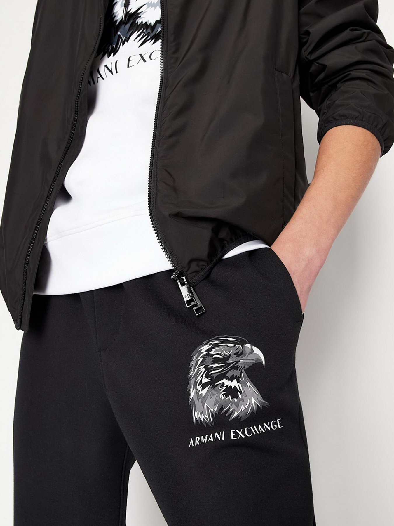 Штаны спортивные Armani Exchange модель 3LZPAQ-ZJ5UZ-1200 Штаны спортивные Armani Exchange модель 3LZPAQ-ZJ5UZ-1200 Фото