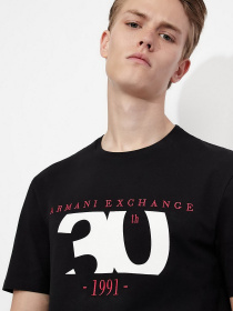 Футболка Armani Exchange модель 6KZTFN-ZJ1DZ-1200 Футболка Armani Exchange модель 6KZTFN-ZJ1DZ-1200 Фото