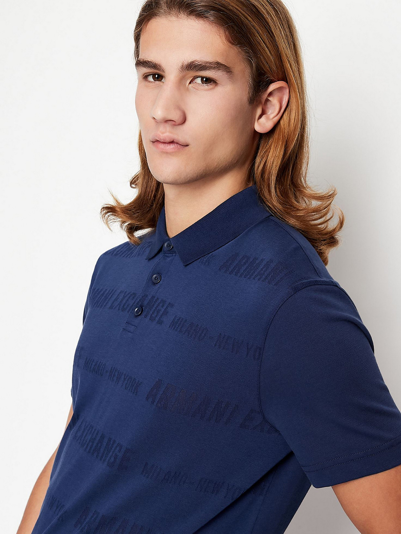 Поло Armani Exchange модель 3LZFBB-ZJ6QZ-15BF Поло Armani Exchange модель 3LZFBB-ZJ6QZ-15BF Фото