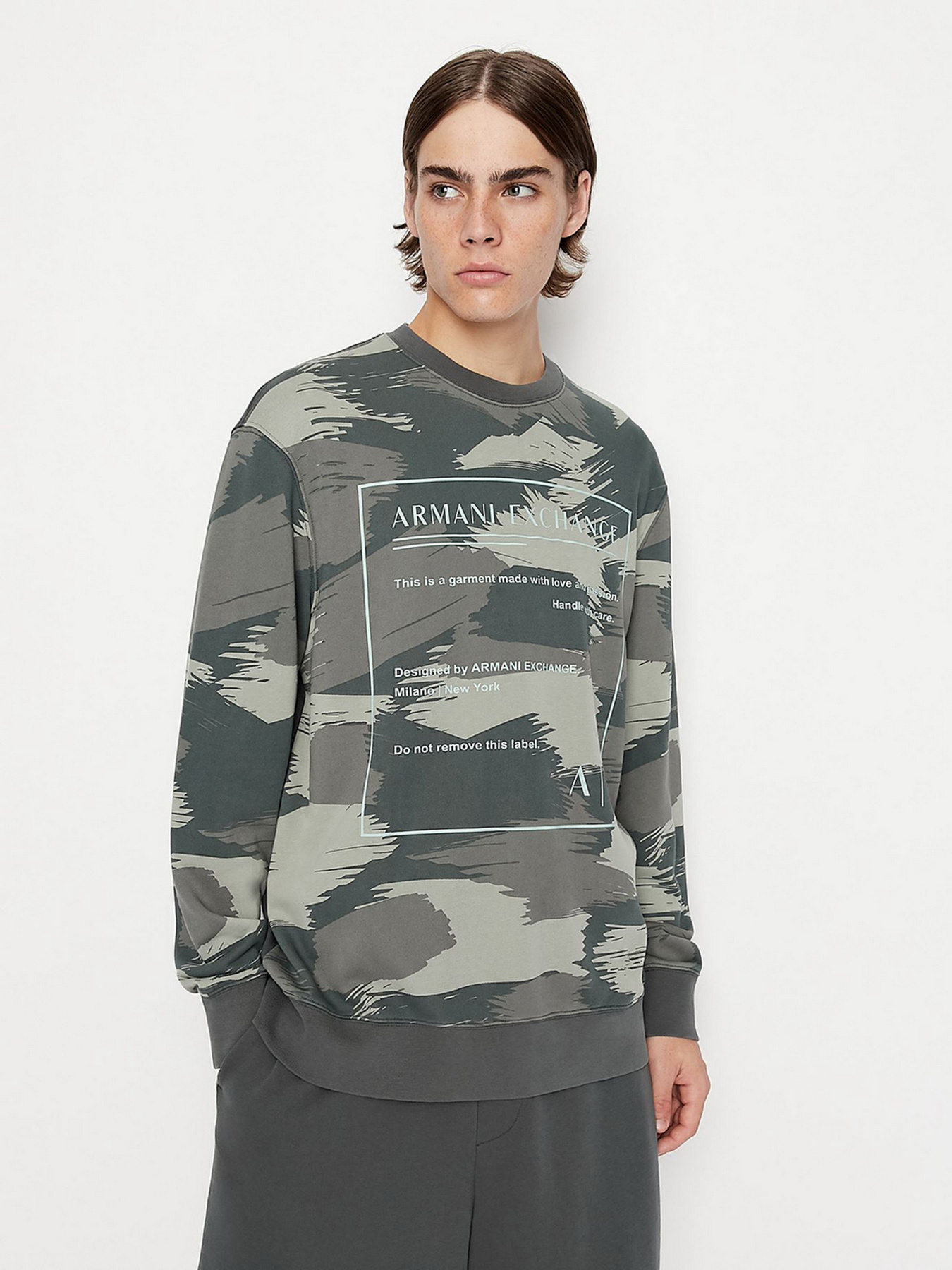 Світшот Armani Exchange модель 3LZMHB-ZJEFZ-25BE Світшот Armani Exchange модель 3LZMHB-ZJEFZ-25BE Фото