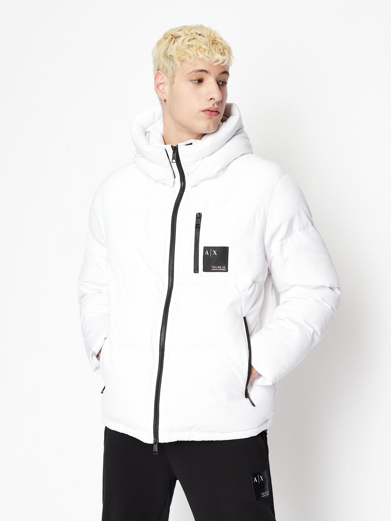Пуховик Armani Exchange You.me.us. модель 6LZB12-ZNICZ-1100 Фото