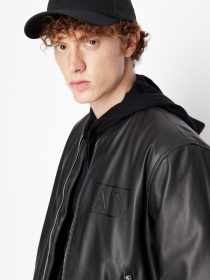 Куртка кожаная Armani Exchange модель 6LZB16-ZE1CZ-1200 Фото