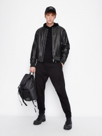Шкіряна куртка Armani Exchange модель 6LZB16-ZE1CZ-1200 Фото