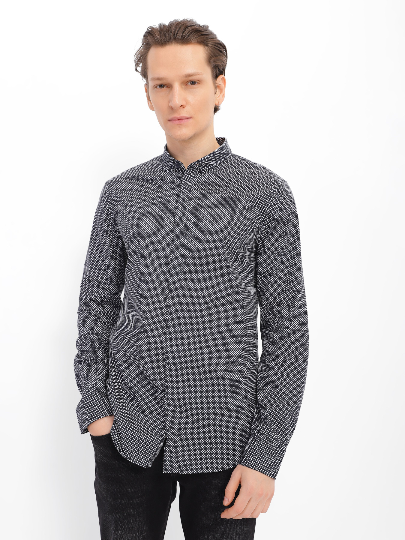 Сорочка повсякденна Armani Exchange модель 6LZC25-ZNEAZ-25CW Фото