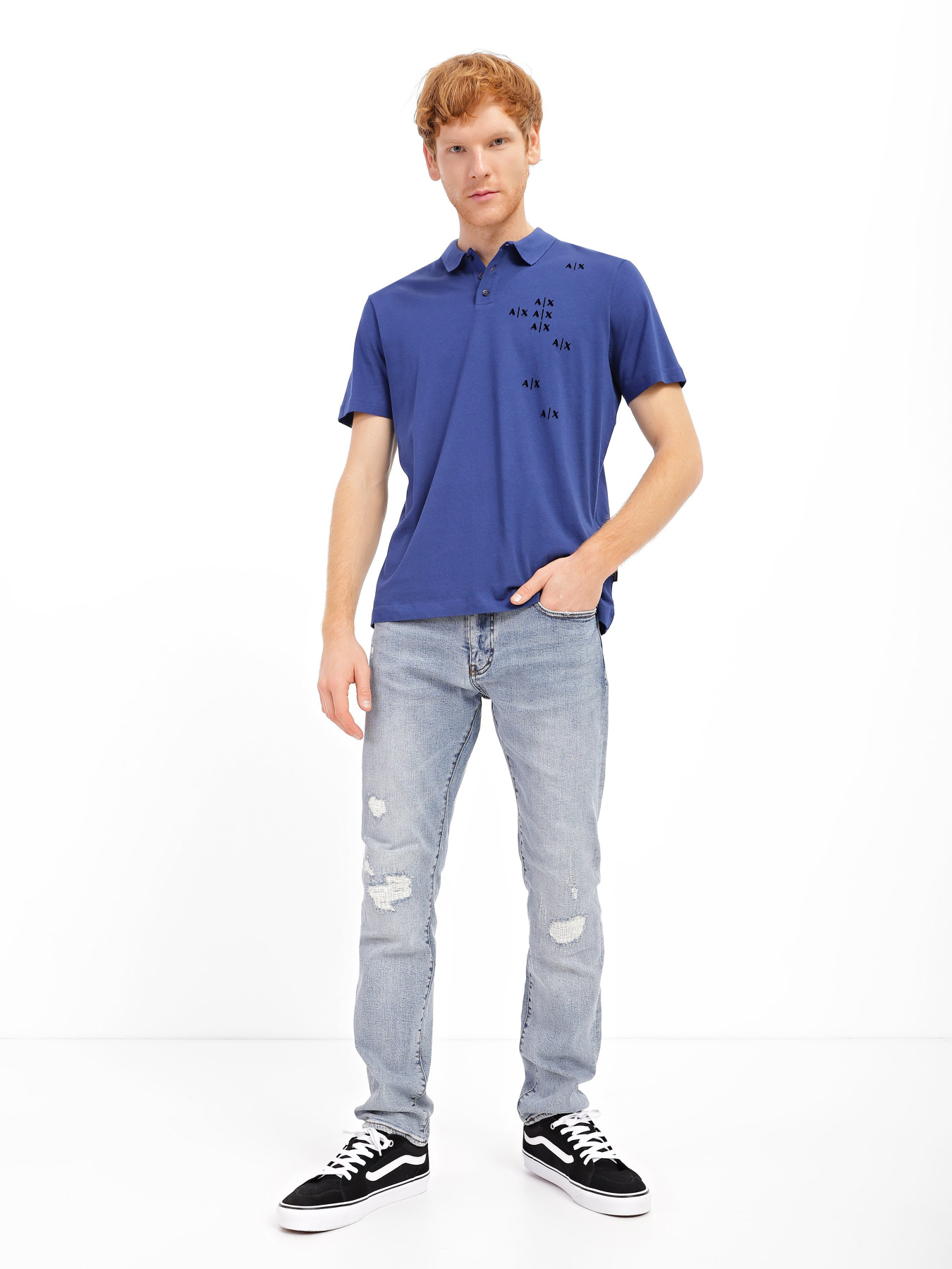 Поло Armani Exchange модель 6LZFAS-ZJ3VZ-1562 Фото