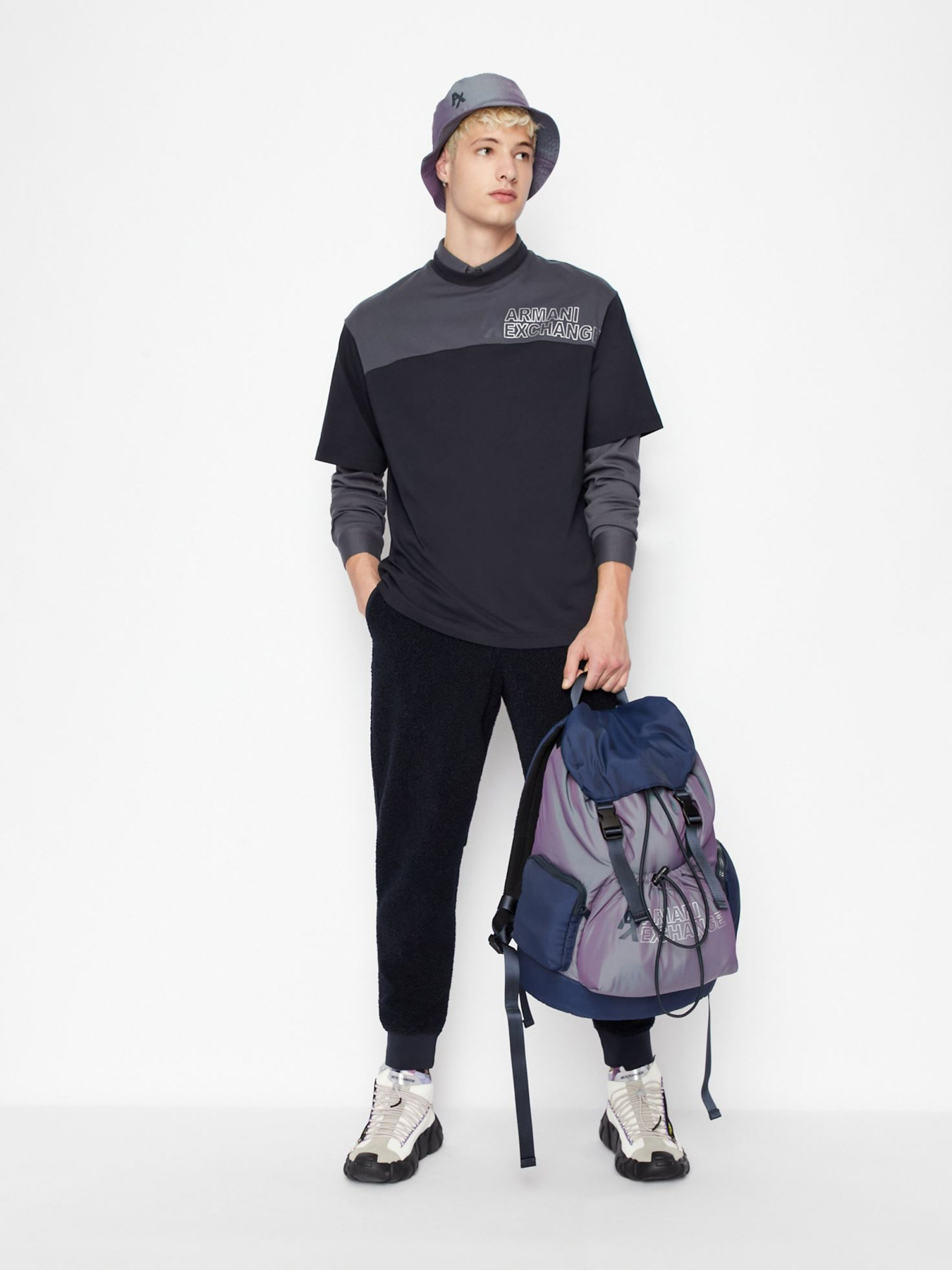 Футболка Armani Exchange модель 6LZMHS-ZJZ8Z-25DN Фото