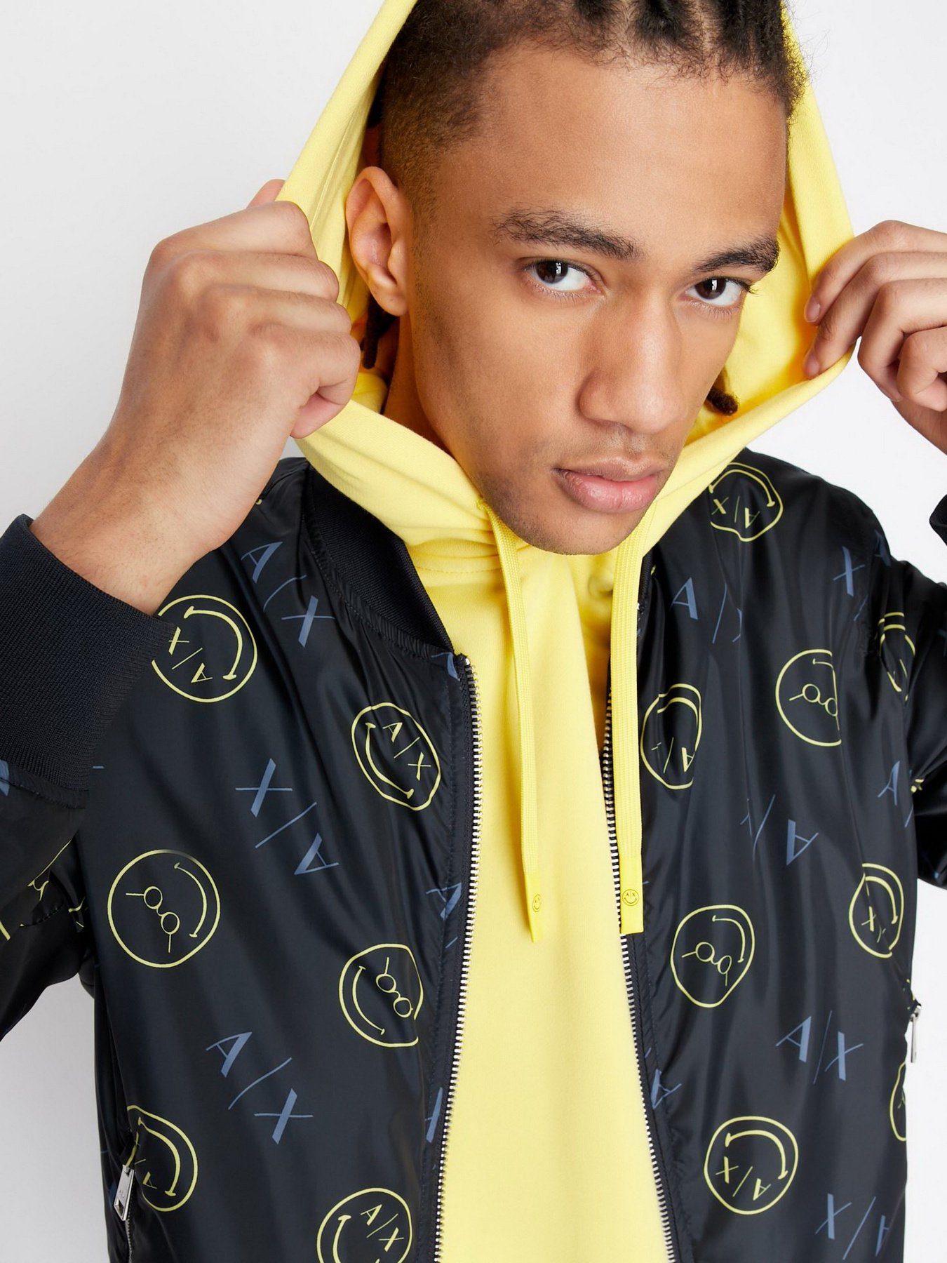 Худи Armani Exchange Smile модель 6LZMJC-ZJ6HZ-1656 Фото