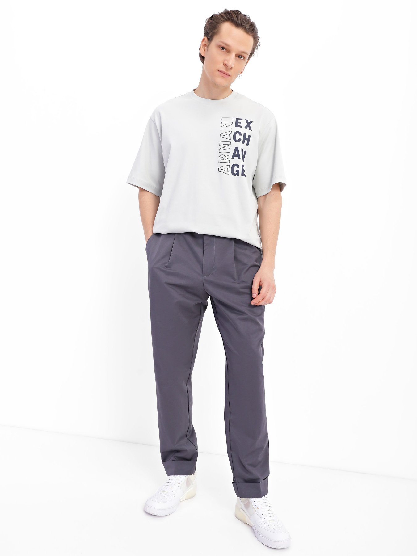 Брюки повседневные Armani Exchange модель 6LZP22-ZNURZ-1978 Фото