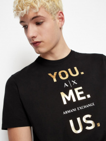 Футболка Armani Exchange YOU.ME.US. модель 6LZTAX-ZJFCZ-1200 Фото