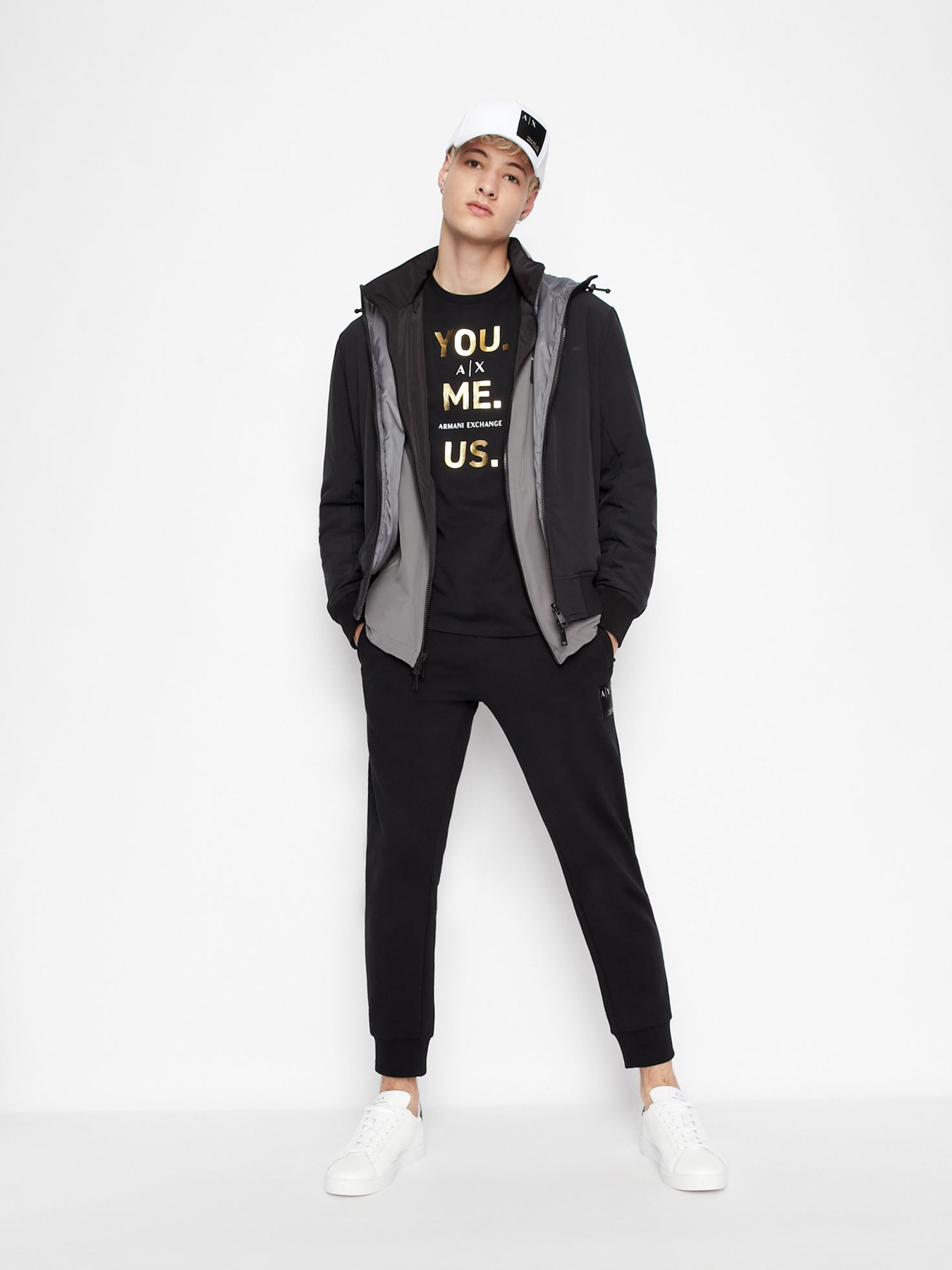 Футболка Armani Exchange YOU.ME.US. модель 6LZTAX-ZJFCZ-1200 Фото