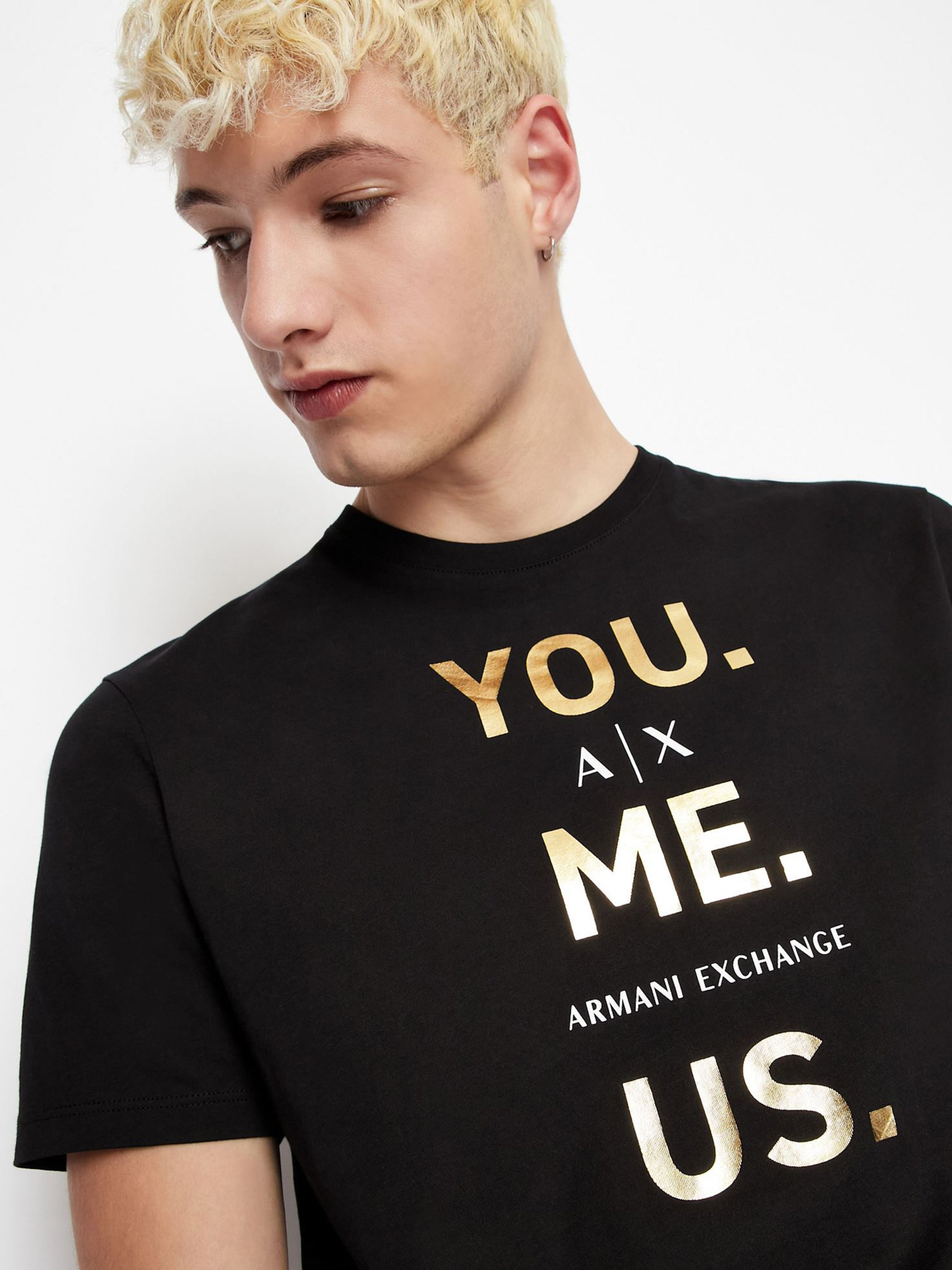 Футболка Armani Exchange YOU.ME.US. модель 6LZTAX-ZJFCZ-1200 Фото