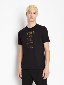 Футболка Armani Exchange YOU.ME.US. модель 6LZTAX-ZJFCZ-1200 Фото