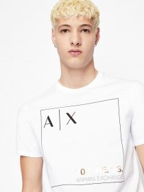 Футболка Armani Exchange YOU.ME.US. модель 6LZTAY-ZJFCZ-1100 Фото