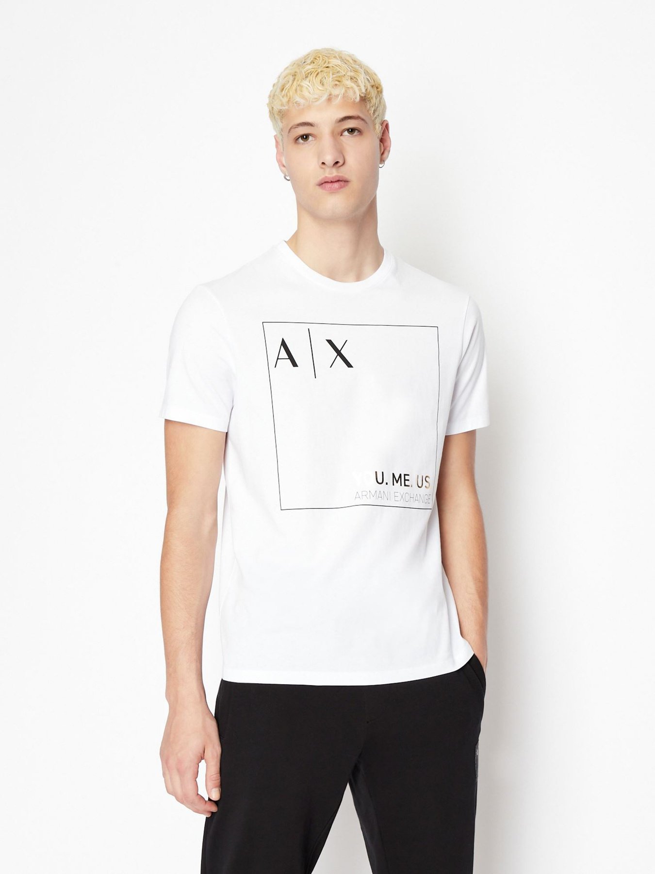 Футболка Armani Exchange YOU.ME.US. модель 6LZTAY-ZJFCZ-1100 Футболка Armani Exchange YOU.ME.US. модель 6LZTAY-ZJFCZ-1100 Фото