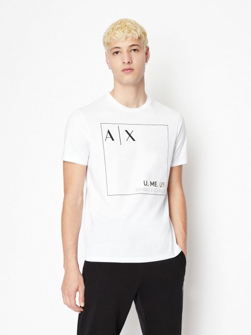 Футболка Armani Exchange YOU.ME.US. модель 6LZTAY-ZJFCZ-1100 Фото